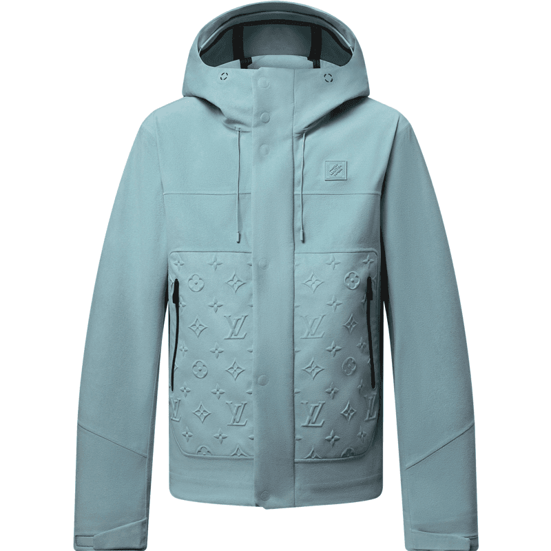 Veste Imperméable en Velours Technique Louis Vuitton