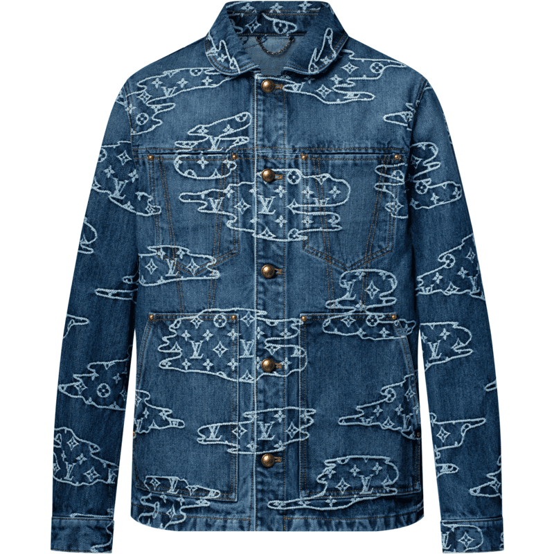 Blouson Workwear Monogram en Denim Louis Vuitton