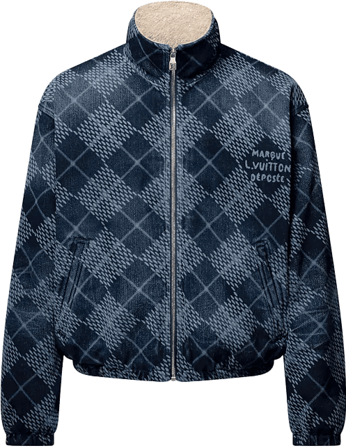 Blouson Denim et Polaire Louis Vuitton