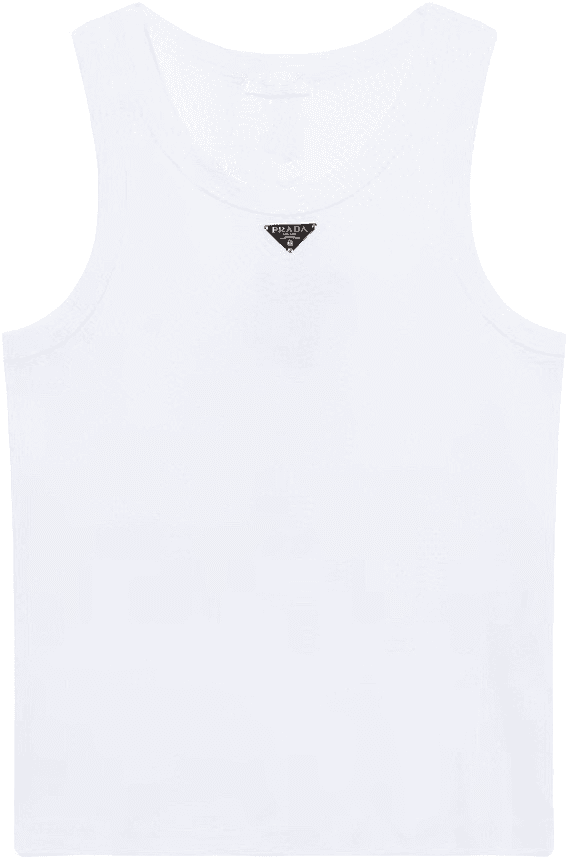 Débardeur À Plaque Prd Blanc