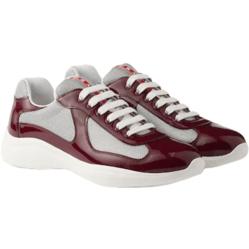 Sneakers Prd America ´ S Cup Bordeaux Cherry Tissu Bike Lisse V3s