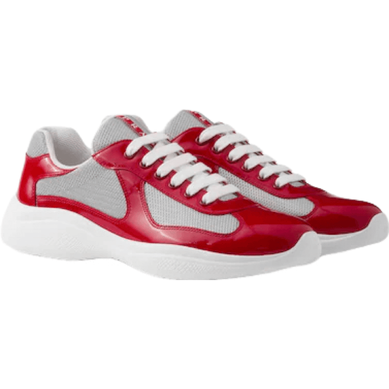 Sneakers Prd America ´ S Cup Tissu Bike Lisse Red V3s