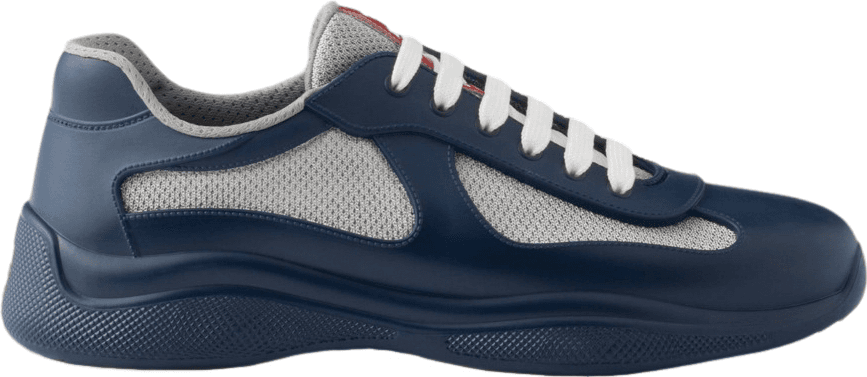 Sneakers Prd America ´ S Cup Bleu Nuit Gomme & Tissu Bike