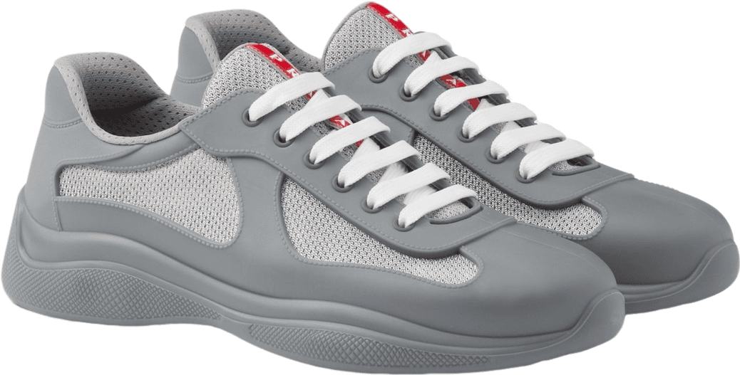 Sneakers Prd America ´ S Cup Grey Gomme & Tissu Bike