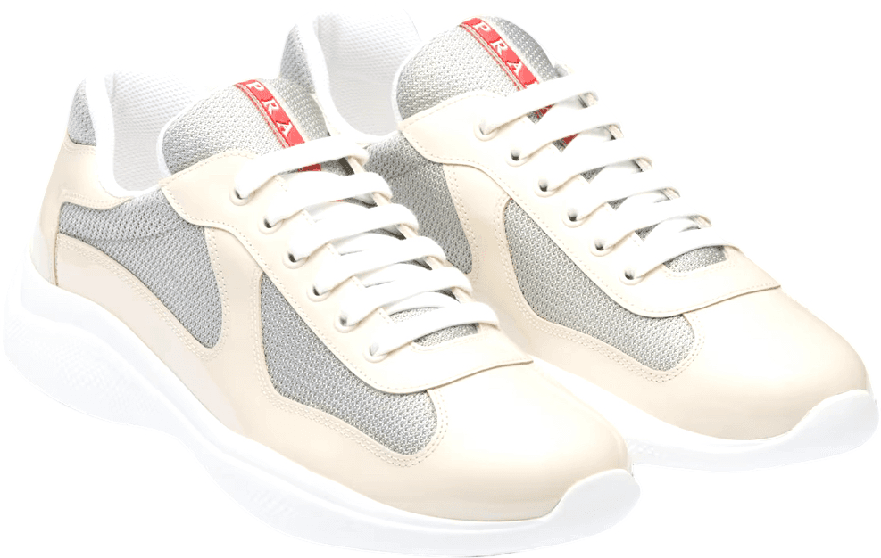 Sneakers Prd America ´ S Cup Tissu Bike Lisse Beige