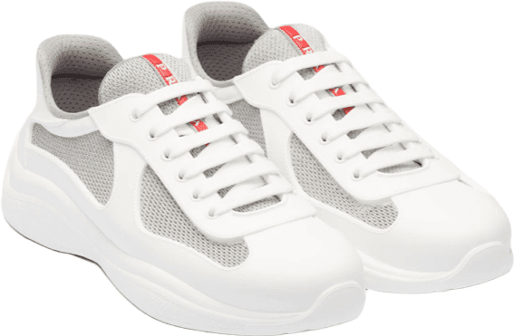 Sneakers Prd America ´ S Cup Gomme & Tissu Bike White
