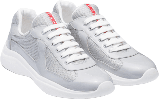 Sneakers Prd America ´ S Cup Tissu Bike Lisse Grey