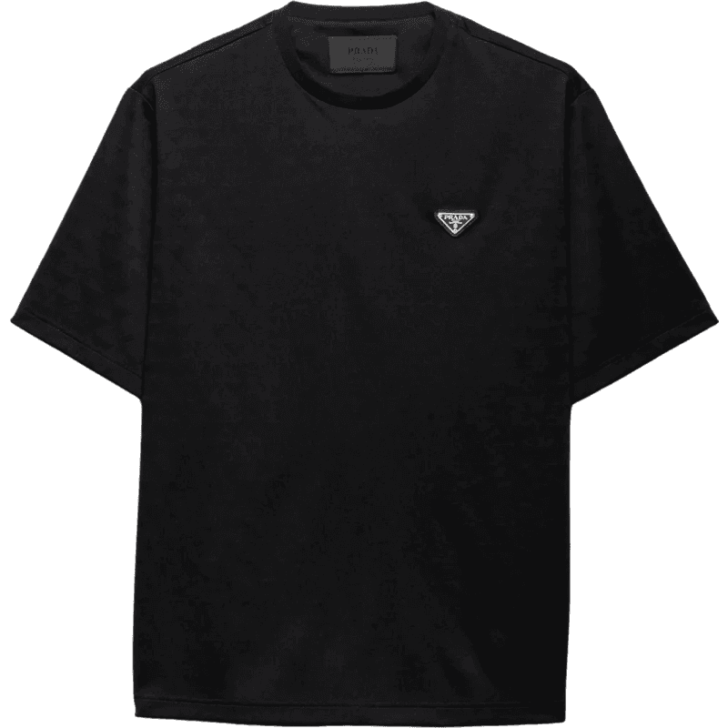 T Shirt Prd Black Coton