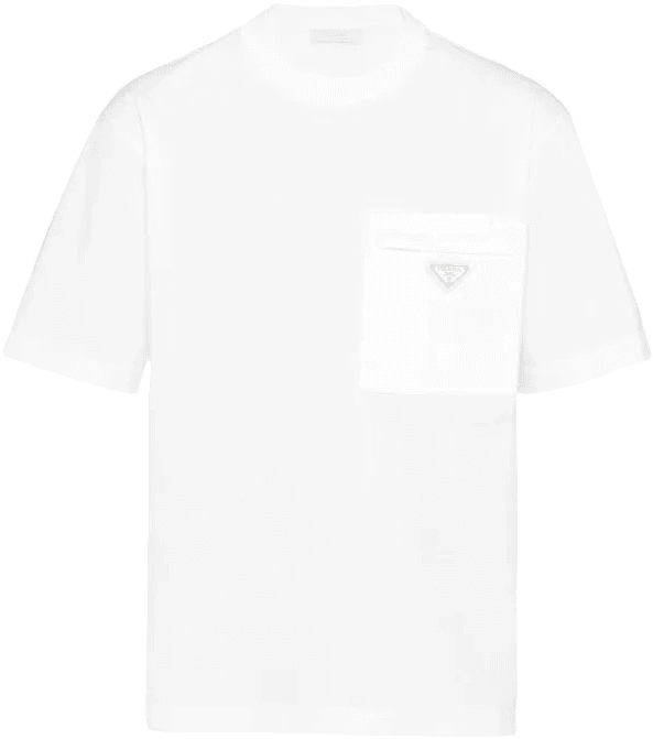 T Shirt Prd Black Cotton And Re Nylon