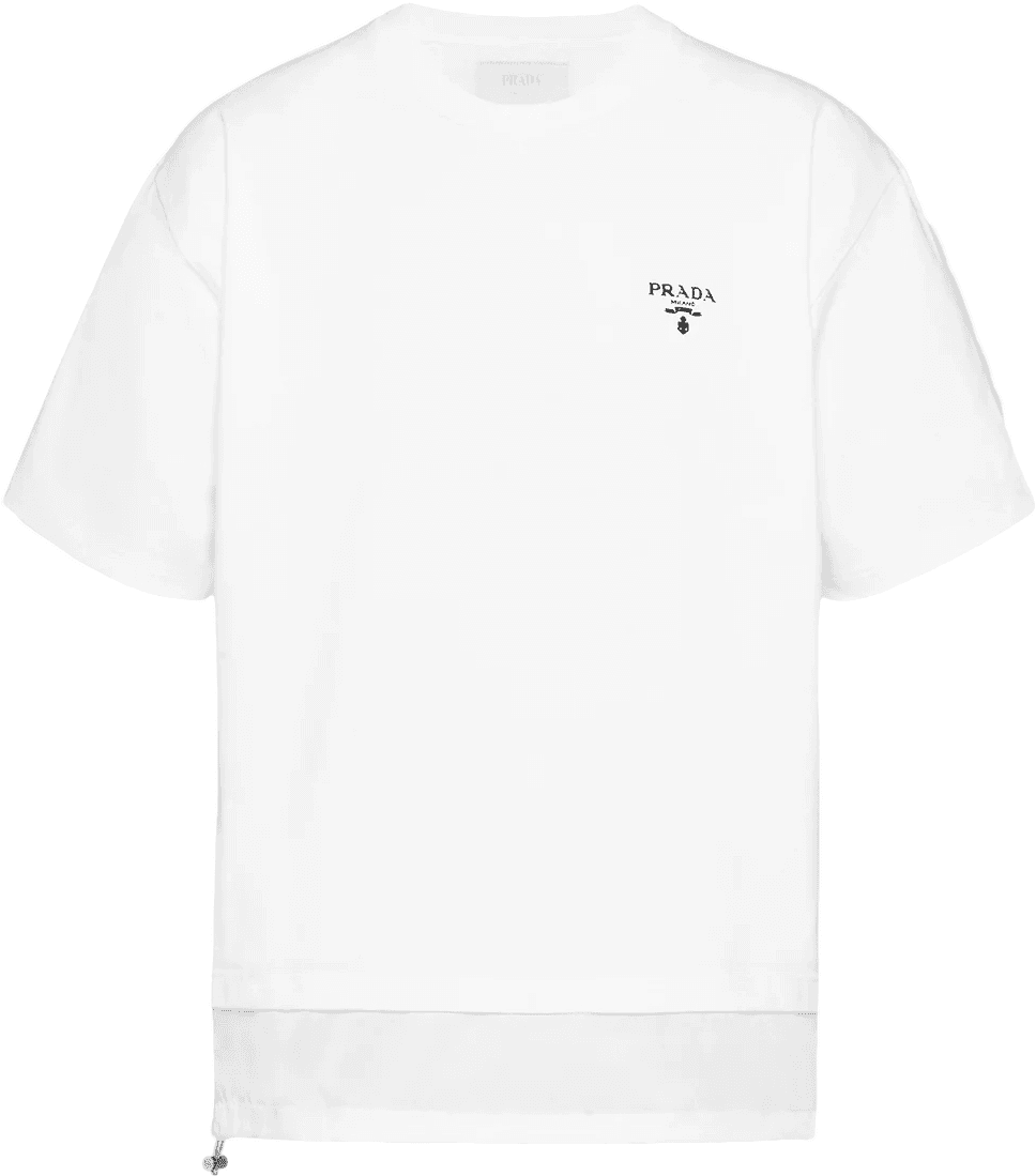 T’logo-print Panelled T-shirt Prd