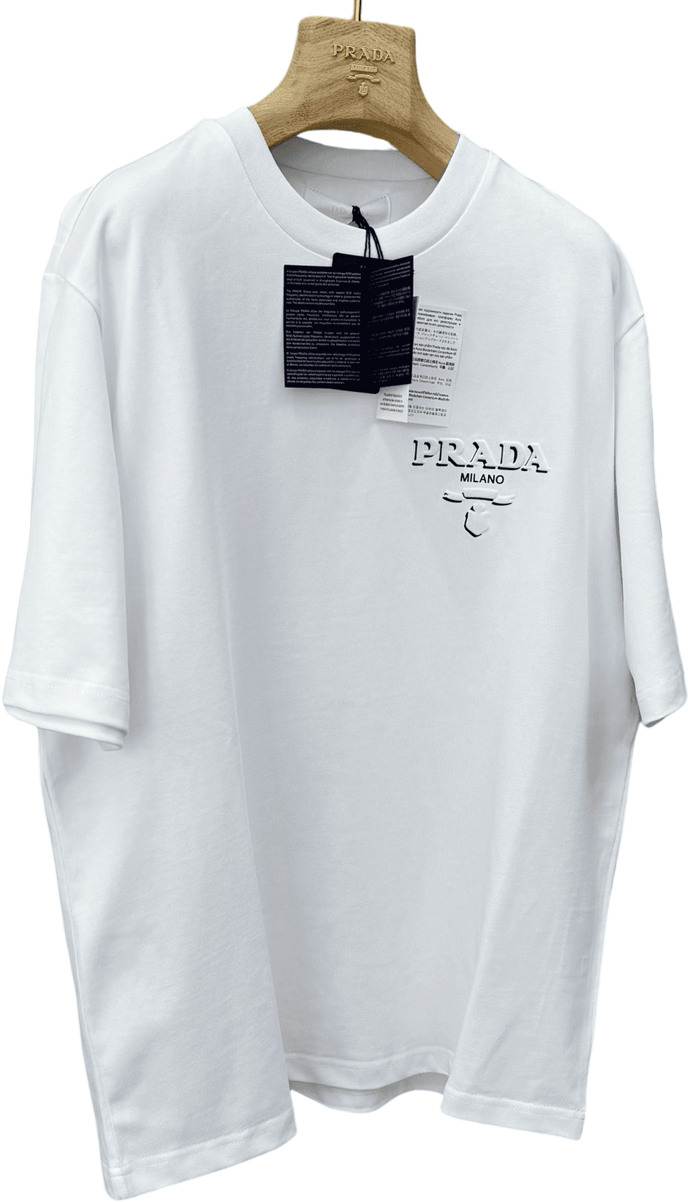 T Shirt Prd White Oversized